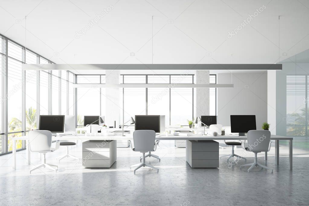 Panoramic open space office
