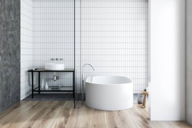 Banyo iç, beyaz fayans