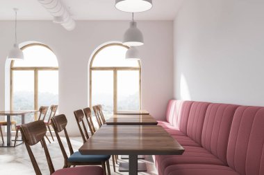 Beyaz Cafe iç yakın çekim