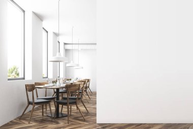 Lüks Restoran iç çatı, duvar alay