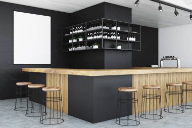 Siyah bar köşesi, poster