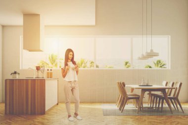 Lüks mutfak iç kadında