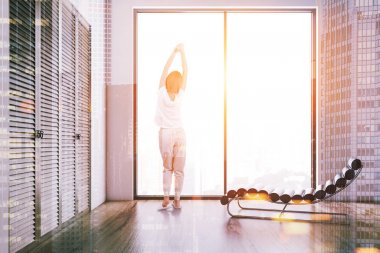 Lüks Oda rahat bir koltuk ile tonda