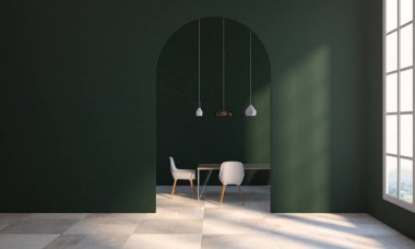 Zümrüt yemek odası iç, kapı