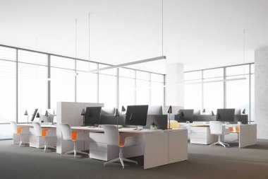 Panoramik açık alan office köşe