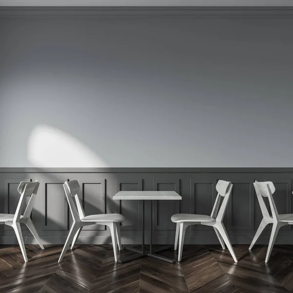 Gris café moderno interior —  Fotos de Stock