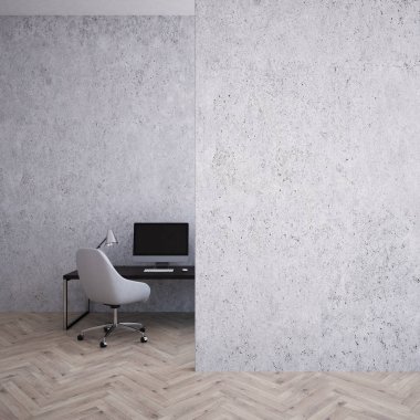 Ev ofis iç, duvar sahte