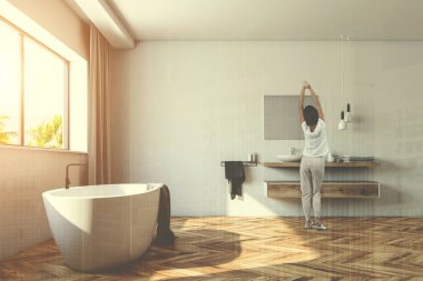 Tonda Modern beyaz banyo iç