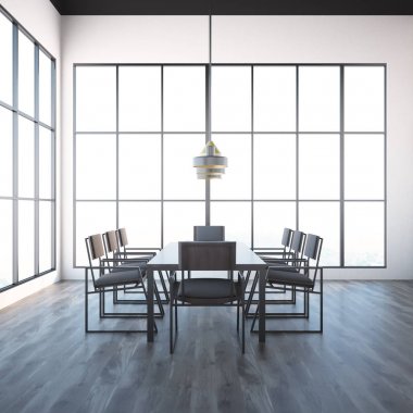 Beyaz toplantı iç Oda, çatı