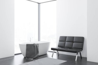 Bir Bank ile beyaz banyo