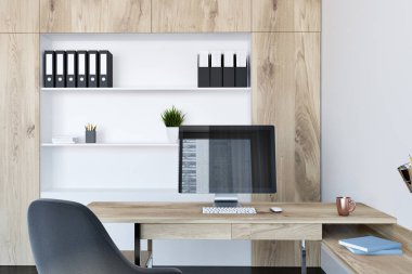 Şirket lider ofis iç yakın çekim