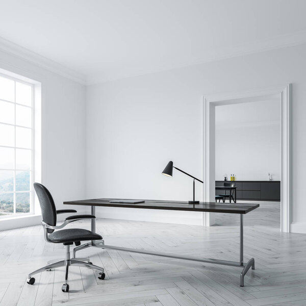 Уголок белого офиса
