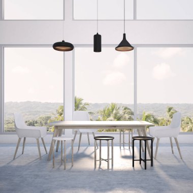 Tropic görünümü yemek odası iç