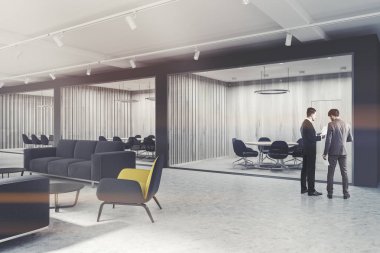 Sarı koltuk koridor, Toplantı Salonu tonda