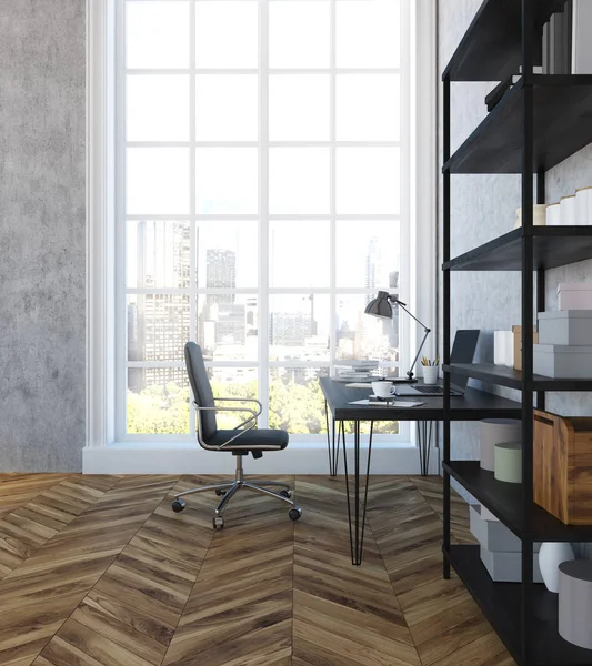Klasik ev ofis iç, yan görünüm — Stok fotoğraf