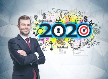 Gülümseyen işadamı, 2020 strateji skeci