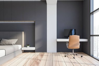 Gri ve beyaz ofis içi