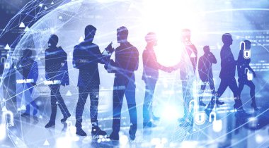 İş ekibi, siber güvenlik kavramı