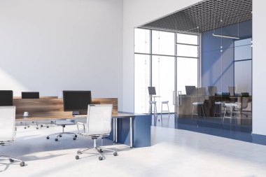 Açık alan office köşe beyaz