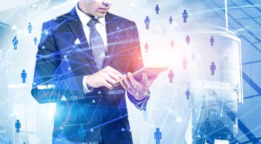 Tabletli iş adamı, HR arayüzü