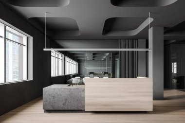 Modern ofiste resepsiyon.