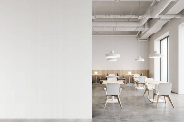 Endüstriyel bar iç mimarisi.