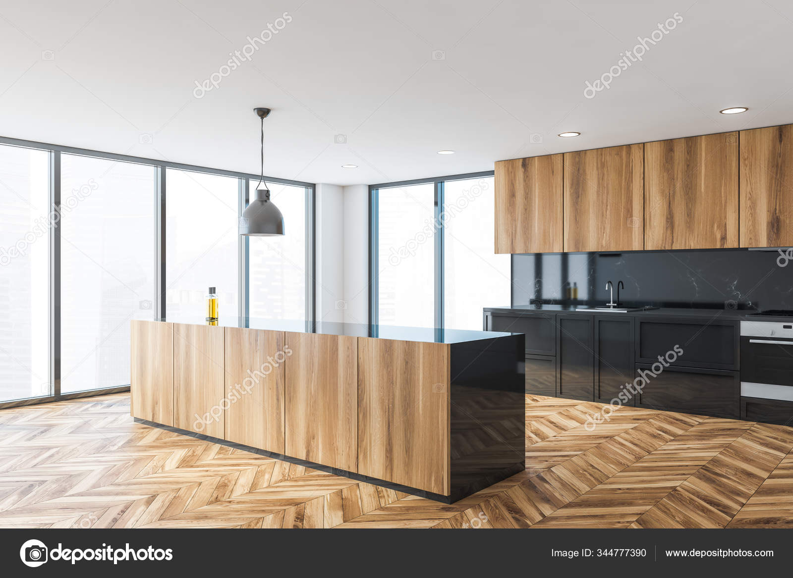Black Marble And White Kitchen Corner Stock Photo C Denisismagilov Black Marble And White Kitchen Corner Stock Photo C Denisismagilov