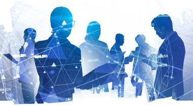 Şehirde iş ekibi, ağ arayüzü