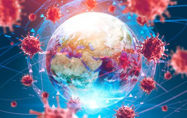 Ncov yayılma konsepti, Dünya ve virüs modelleri