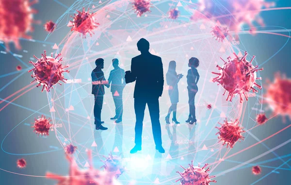 Ricerca persone coronavirus vaccino, collaborazione — Foto Stock