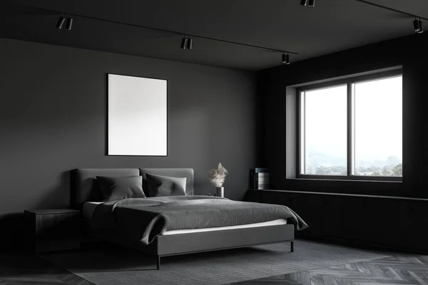 Black and grey walls bedroom deals
