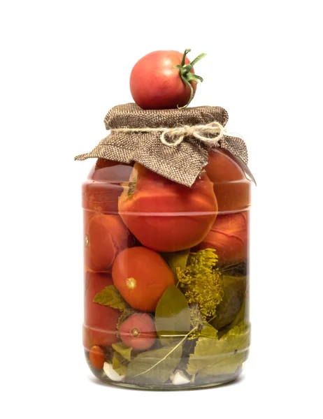 Gezouten Tomaten Houten Ondergrond — Stockfoto