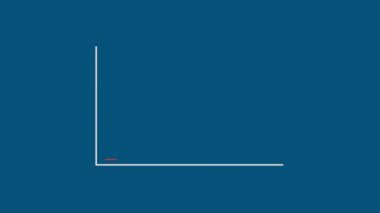 Mavi arkaplanda grafik canlandırma çubukları yükseltiliyor.