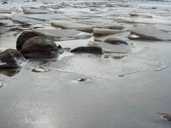 Imagen Abstracta Con Formaciones Piedra Hielo —  Fotos de Stock