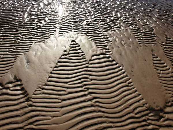 Textura Areia Abstrata Areia Mar — Fotografia de Stock