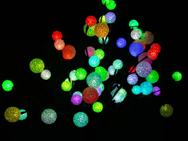 Picture with beautiful and colorful lights — Stock Photo, Image