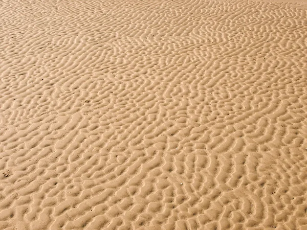 Textura Areia Bonita Vento Água Areia — Fotografia de Stock