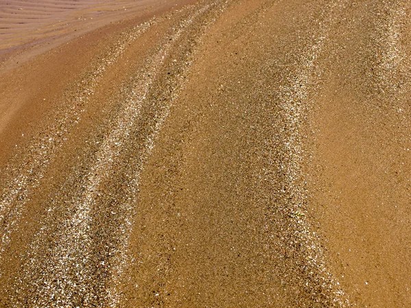 Beautiful Sand Texture Wind Water Sand — Stock Photo, Image