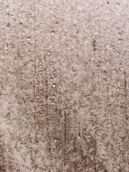 Textura de flor de hielo, fragmentos de flor de hielo sobre fondo borroso —  Fotos de Stock