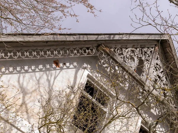 Ponte Muratura Sul Fiume Kuja Una Giornata Sole All Inizio — Foto Stock