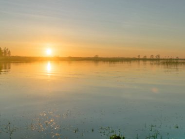 Günbatımı arkaplan, soyut fotoğraf konseptinin doğal görünümü.
