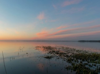 Günbatımı arkaplan, soyut fotoğraf konseptinin doğal görünümü.