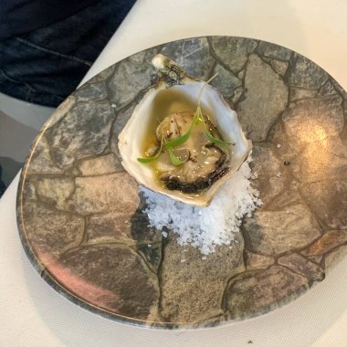 İstiridyeler uzman şefler tarafından harika ve lezzetli yapıldı.