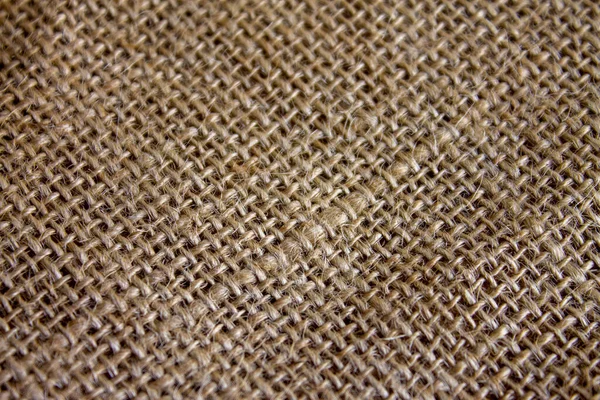 Linen Fabric Texture Brown Color — Stock Photo, Image