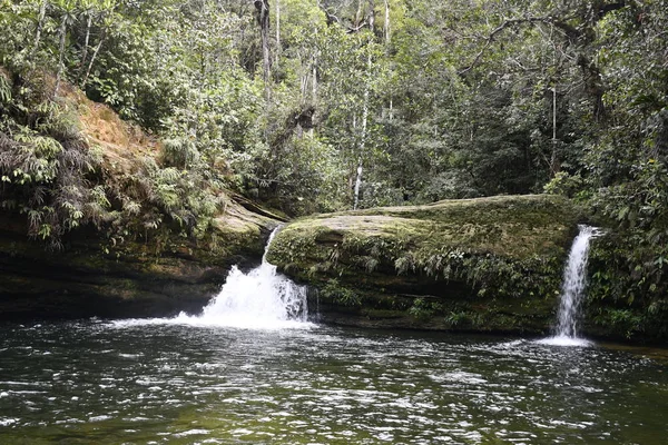 Cascada Ubicada Centro Turístico Fin Del Mundo Mocoa Putumayo —  Fotos de Stock