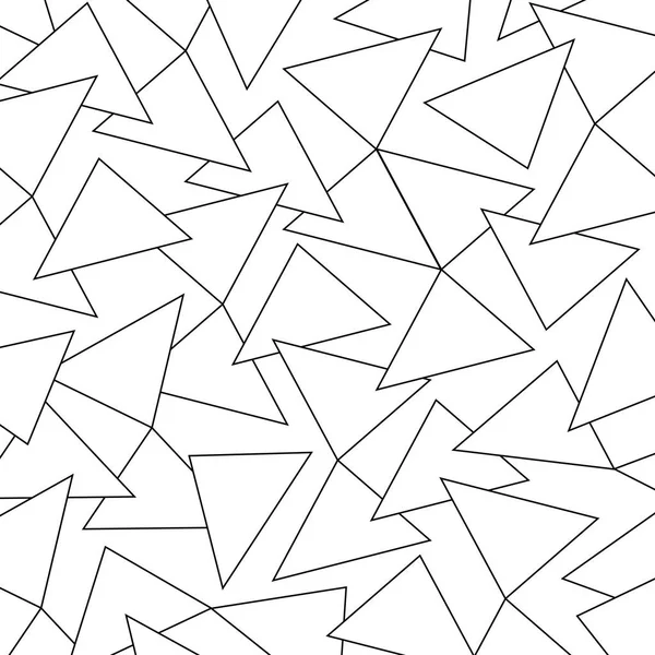 Desen siyah beyaz üçgen