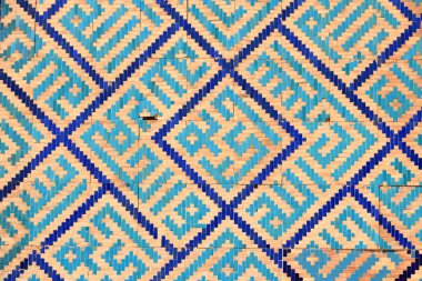 Özbekistan 'ın güzel İslami kalıpları, Geometrik arkaplan