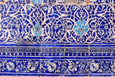 Özbekistan 'ın güzel İslami kalıpları, Geometrik arkaplan