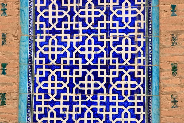 Gyönyörű iszlám minták Üzbegisztán, Geometrikus háttér — Stock Fotó