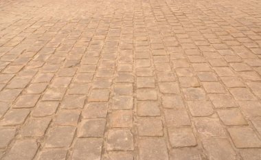 Eski şehir kireçtaşı kaldırımı, zemin